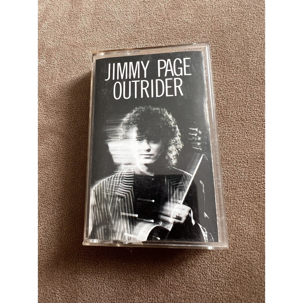 Jimmy Page‎ Outrider Cassette Tape Geffen Records 1988 Jimmy Page Zeppelin